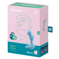 Satisfyer Plug vibrant connecté Deep Diver Satisfyer 9 x 3.2cm